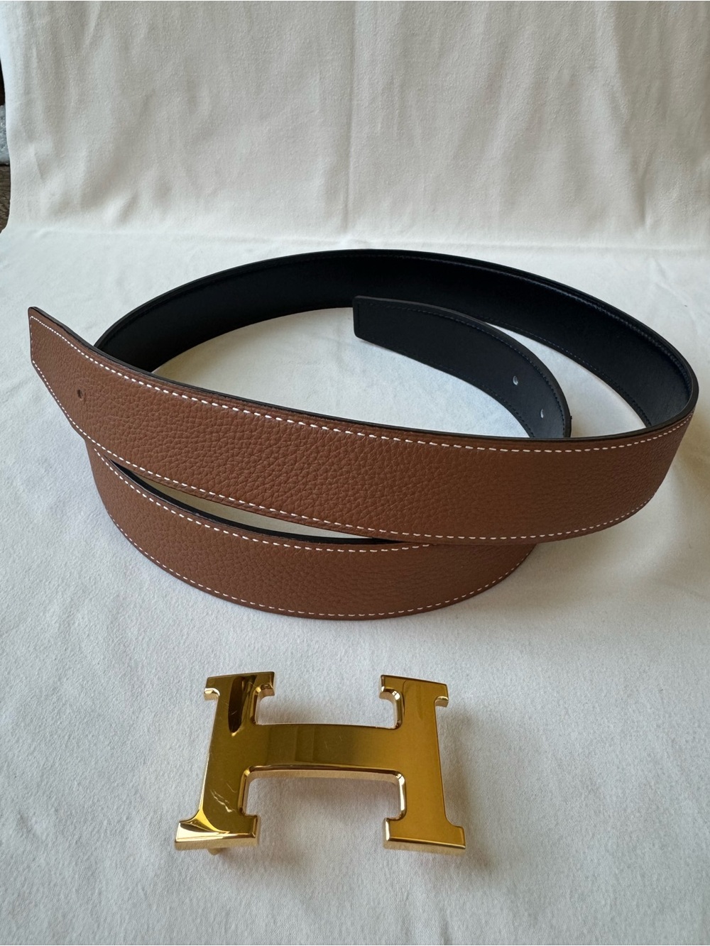 Hermès Reversible H Belt